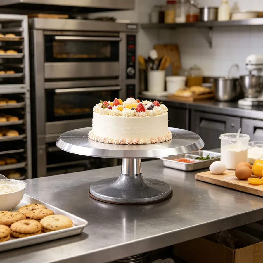 Aluminium Cake Decorating Turntable — factory photo 3