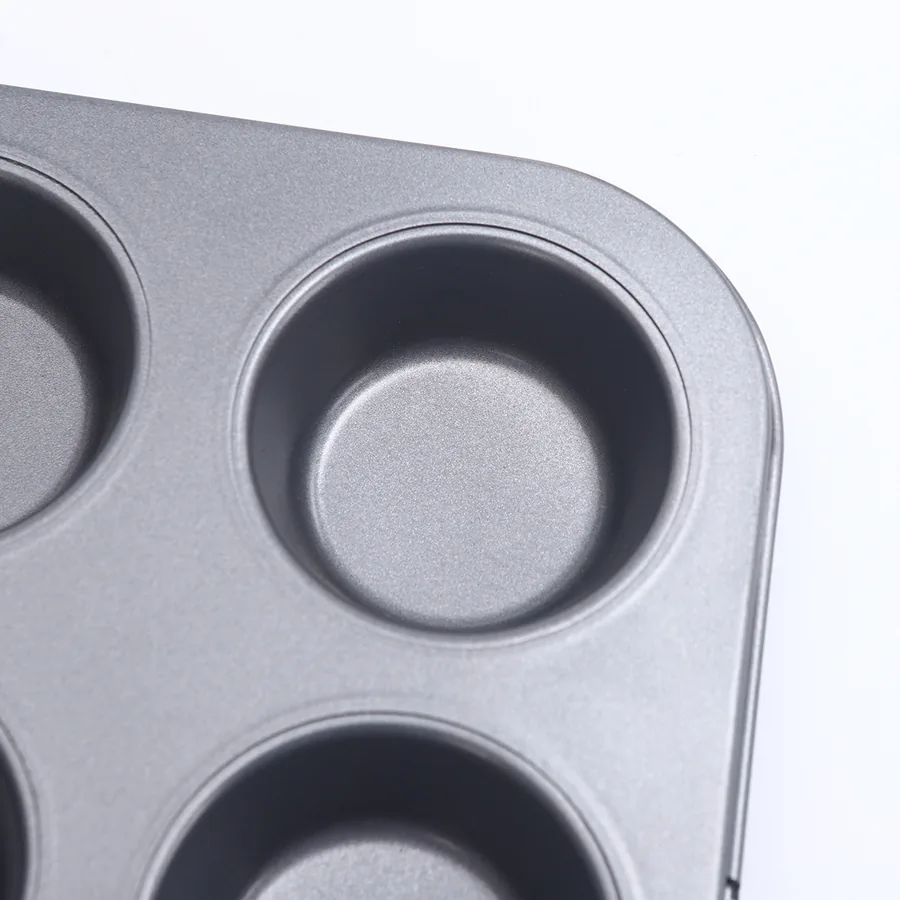 12-Cup Carbon Steel Muffin Tray — factory photo 3