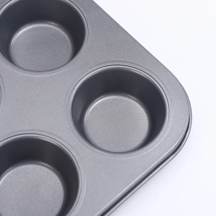 12-Cup Carbon Steel Muffin Tray — factory photo 4