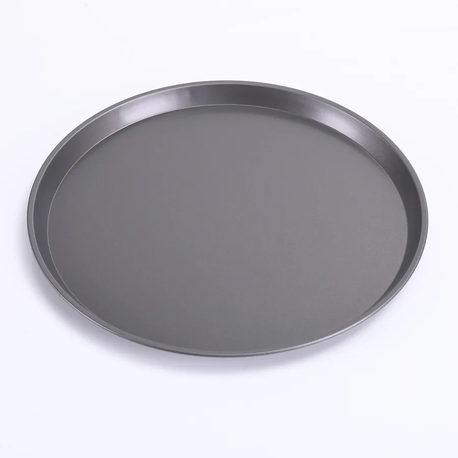 Hard-Anodised Carbon Steel Pizza Pan — factory photo 4