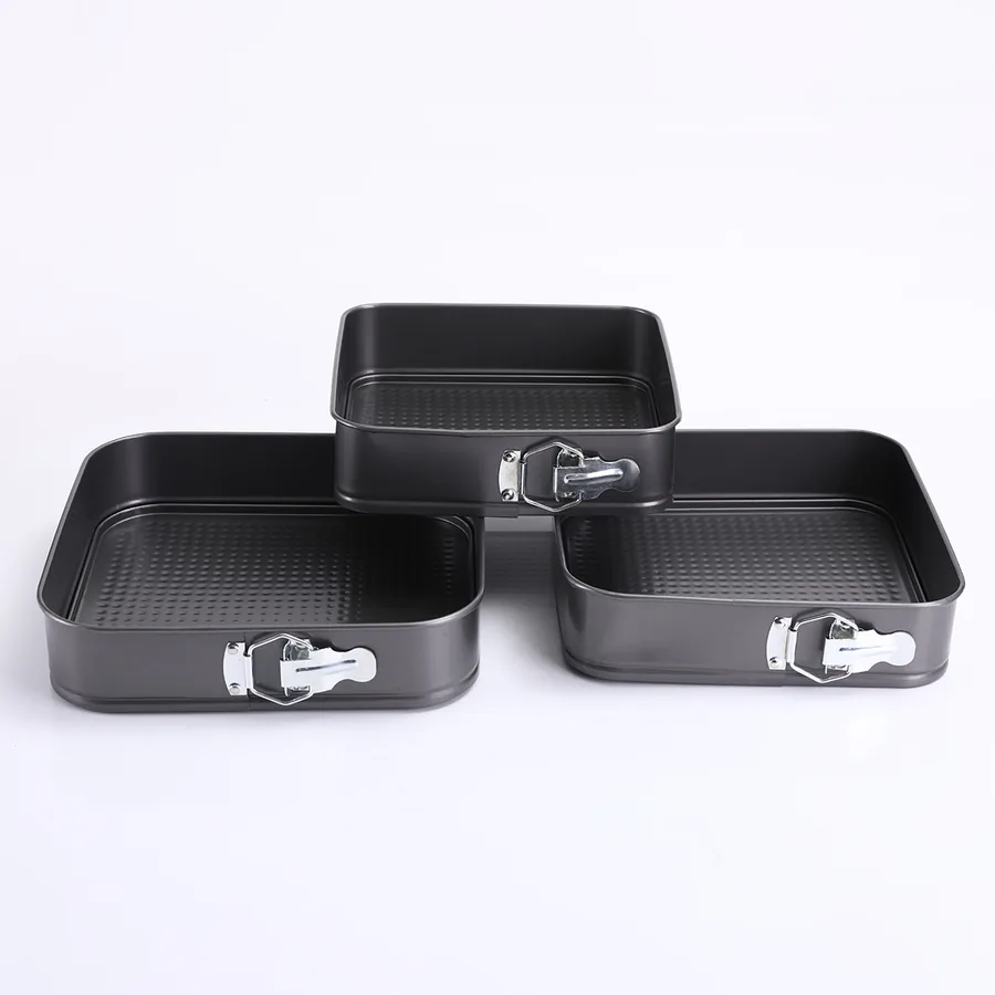Springform Cake Tin Set, Round & Square — factory photo 3