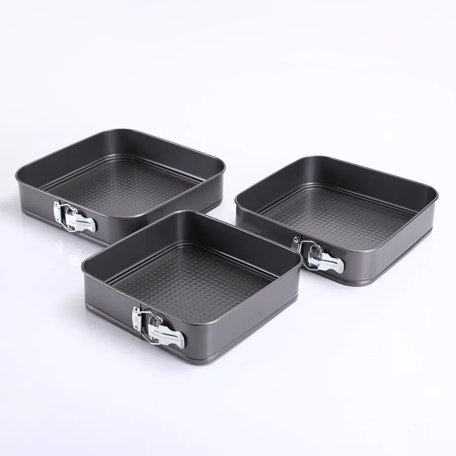 Springform Cake Tin Set, Round & Square — factory photo 4