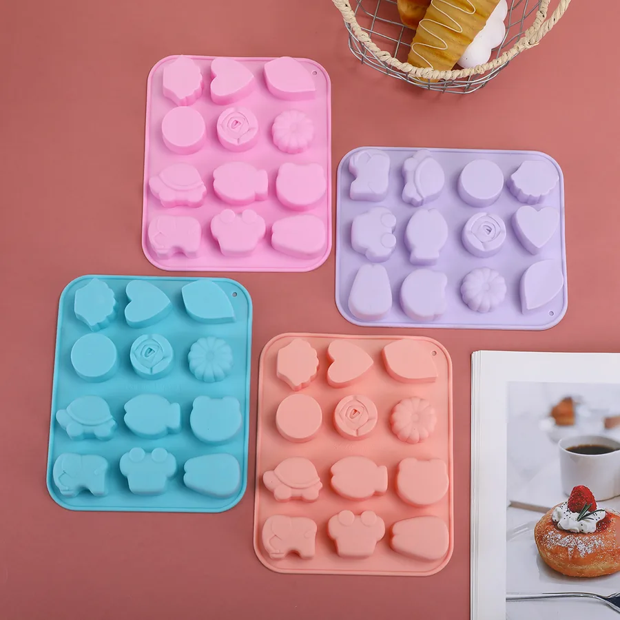 12-Cavity Animal Silicone Mould — factory photo 3