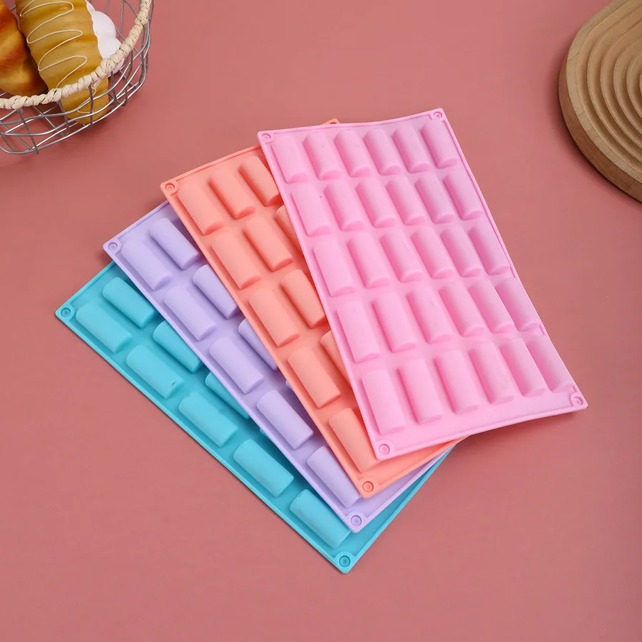 30-Cavity Mini Round Silicone Mould — factory photo 2