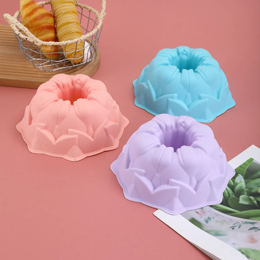 3D Mousse Silicone Cake Mould, 6 inch