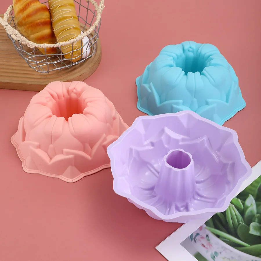3D Mousse Silicone Cake Mould, 6 inch — factory photo 2