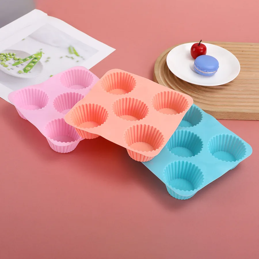 5-Cup Silicone Muffin Tray — factory photo 2