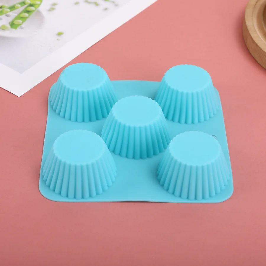5-Cup Silicone Muffin Tray — factory photo 3