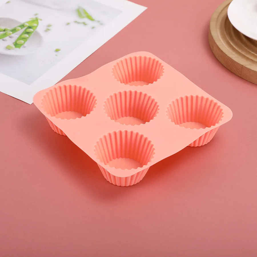 5-Cup Silicone Muffin Tray — factory photo 4
