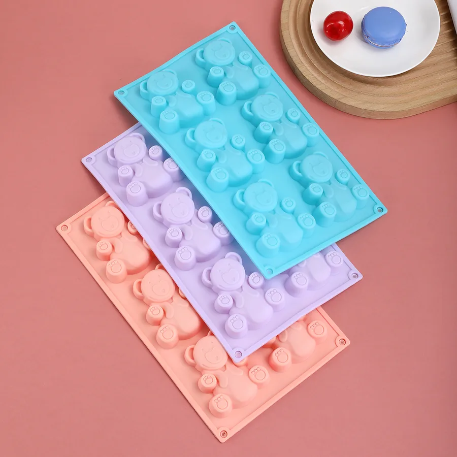 6-Cavity Bear Silicone Mould — factory photo 2