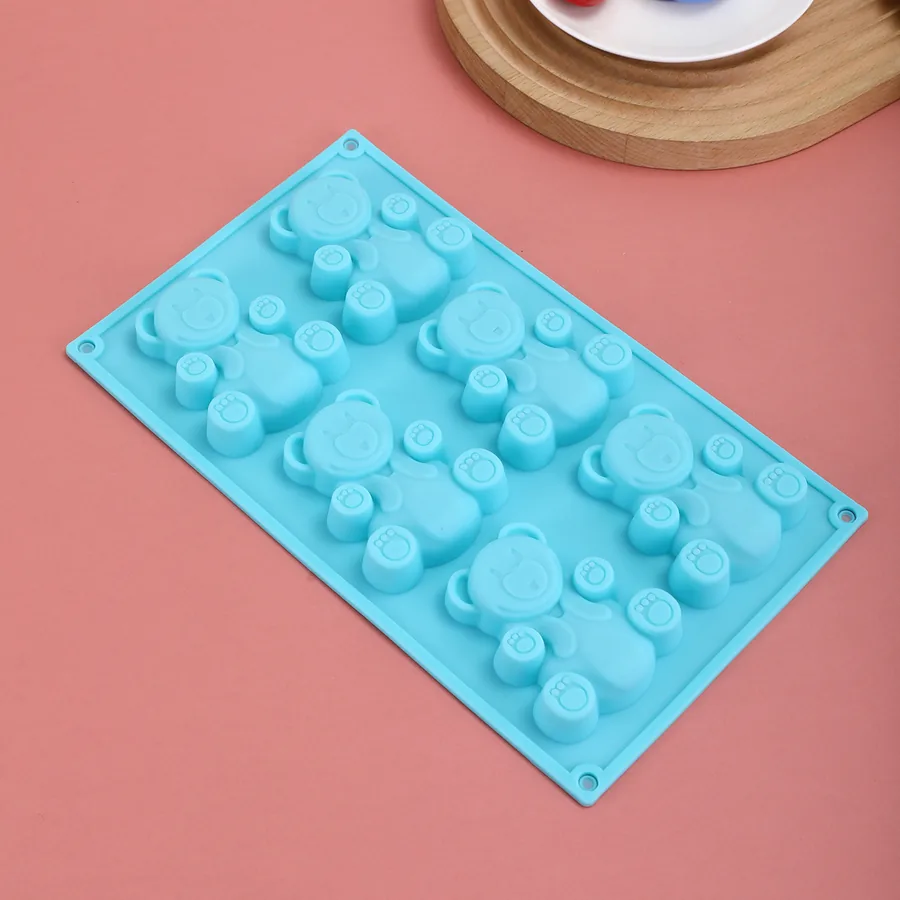 6-Cavity Bear Silicone Mould — factory photo 4