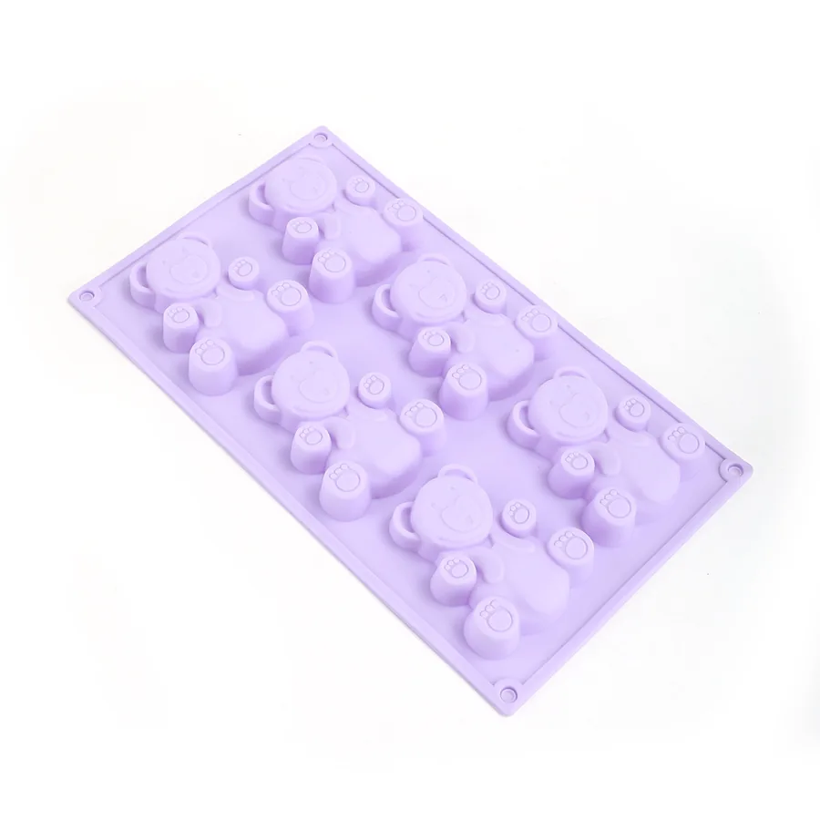 6-Cavity Bear Silicone Mould — factory photo 5