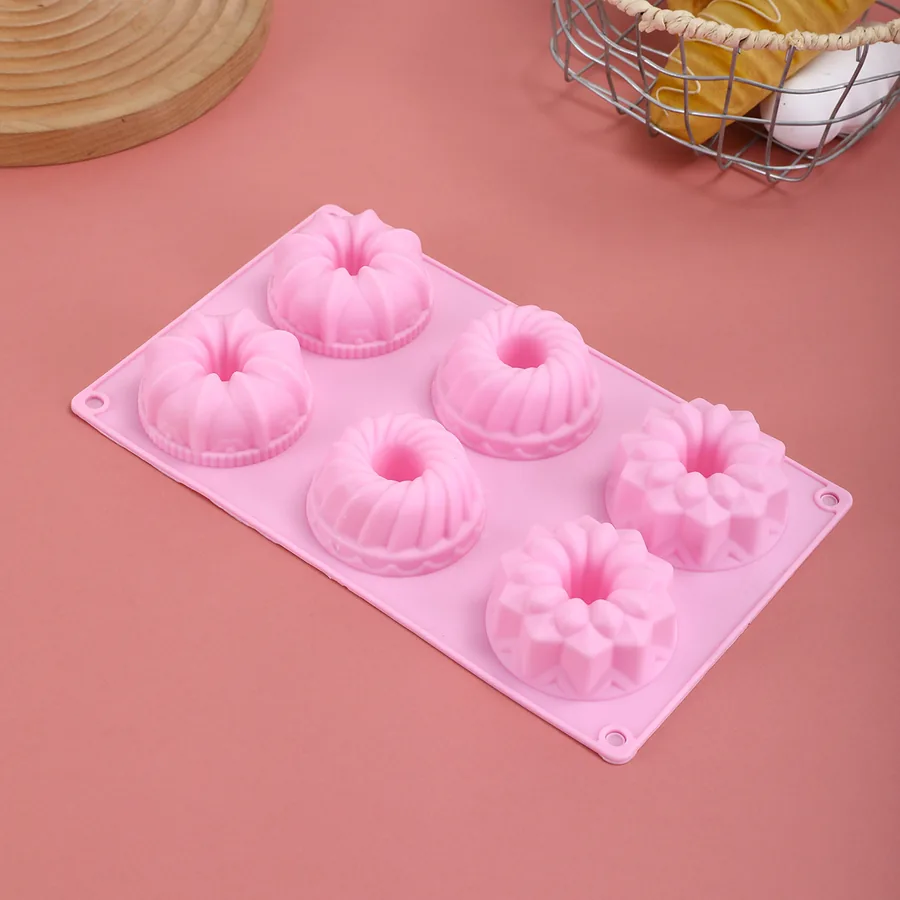 6-Cavity Donut Silicone Mould — factory photo 3