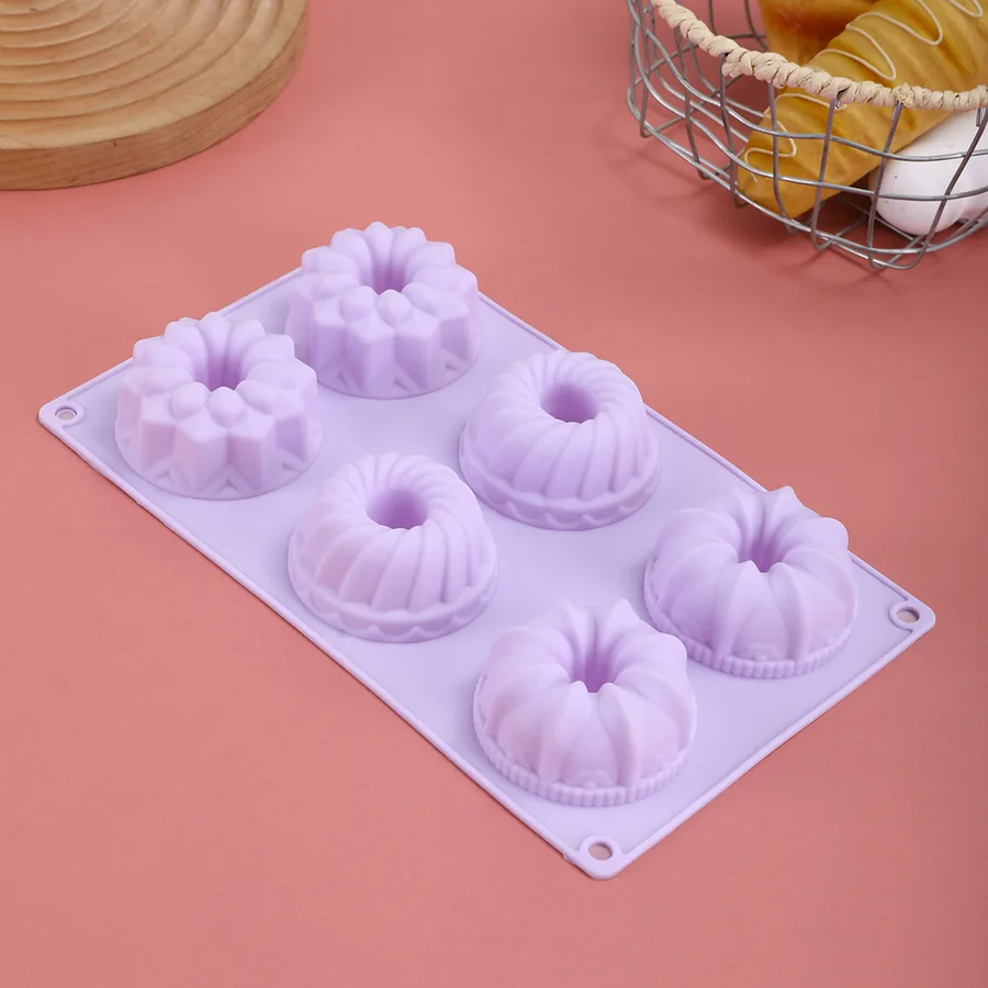 6-Cavity Donut Silicone Mould — factory photo 4