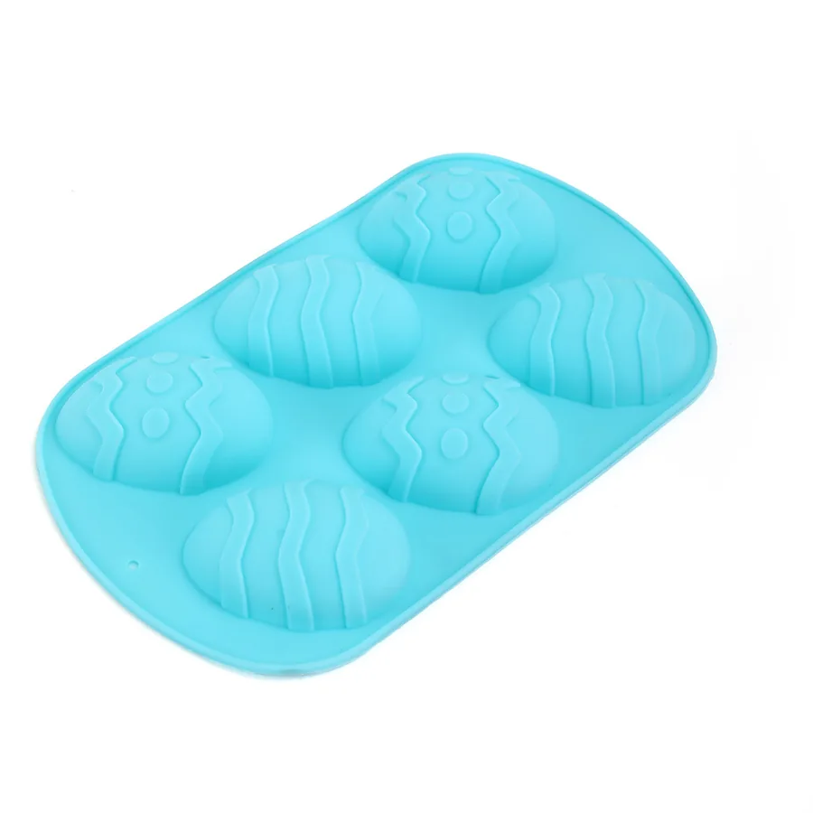 6-Cavity Easter Egg Silicone Mould — factory photo 5