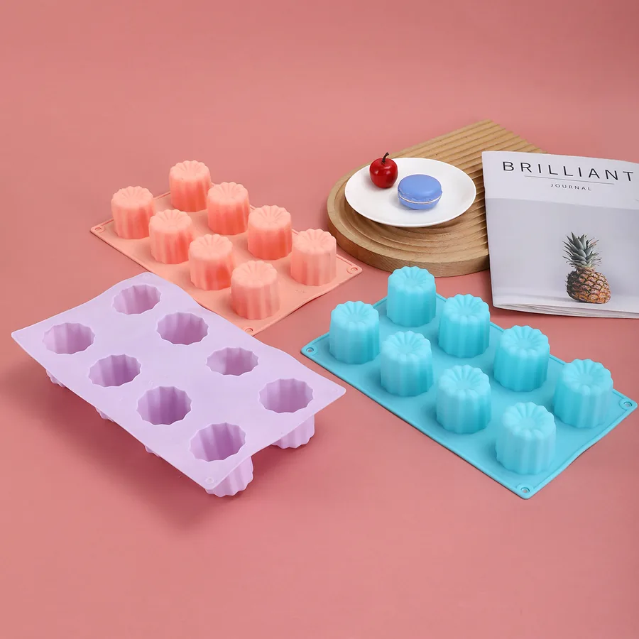 8-Cavity Round Silicone Mould — factory photo 2