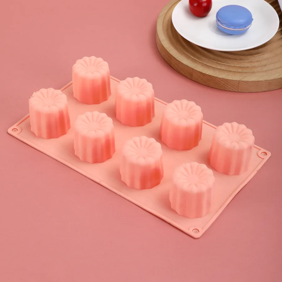 8-Cavity Round Silicone Mould — factory photo 3