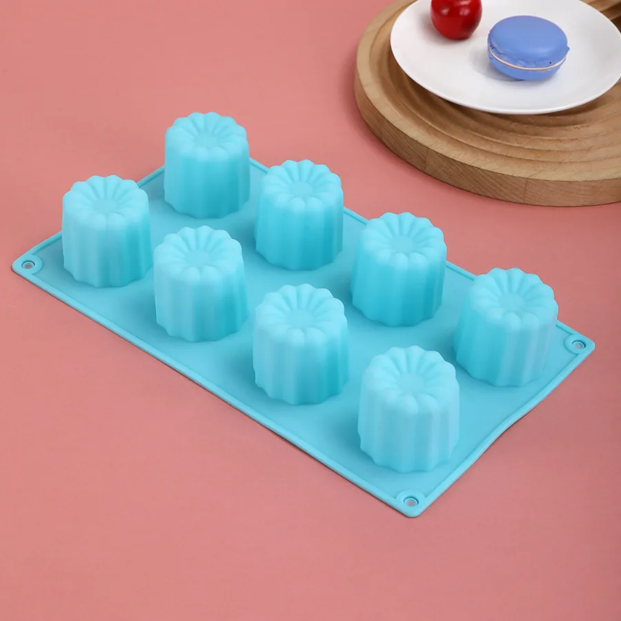 8-Cavity Round Silicone Mould — factory photo 4