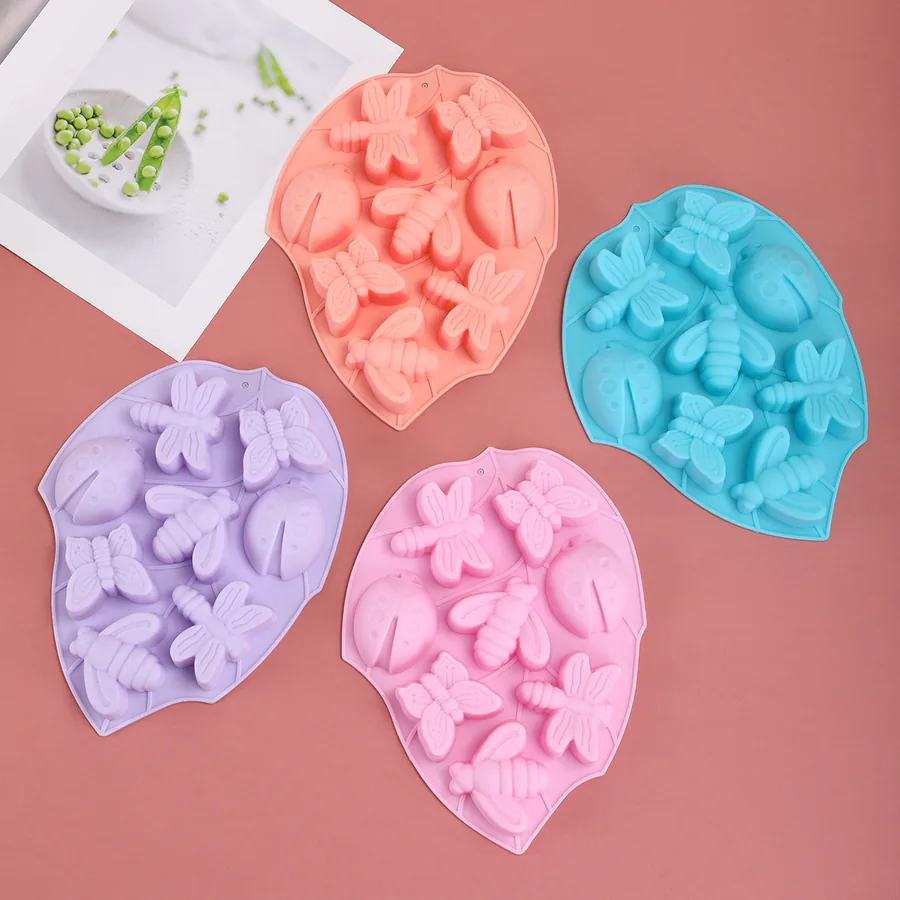 Butterfly & Insect Silicone Mould — food-grade bakeware, factory wholesale from Shansen Bakeware, Yongkang China