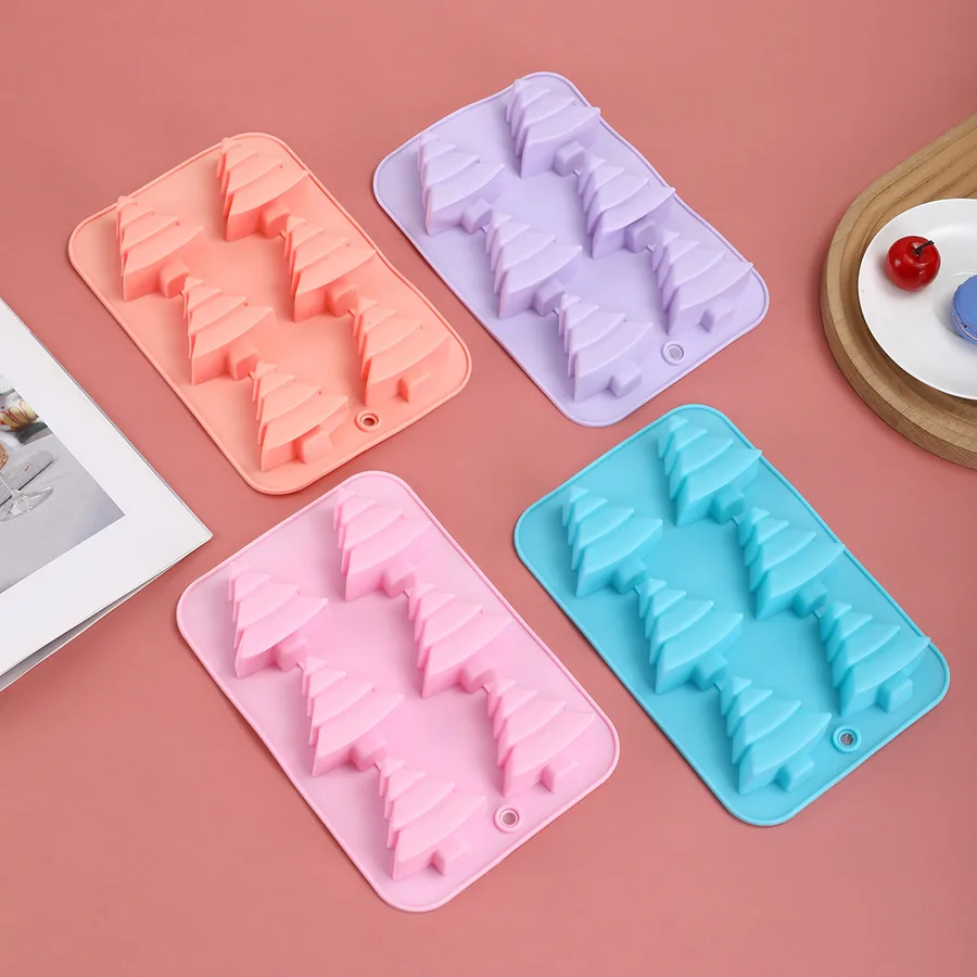 Christmas Tree 6-Cavity Silicone Mould