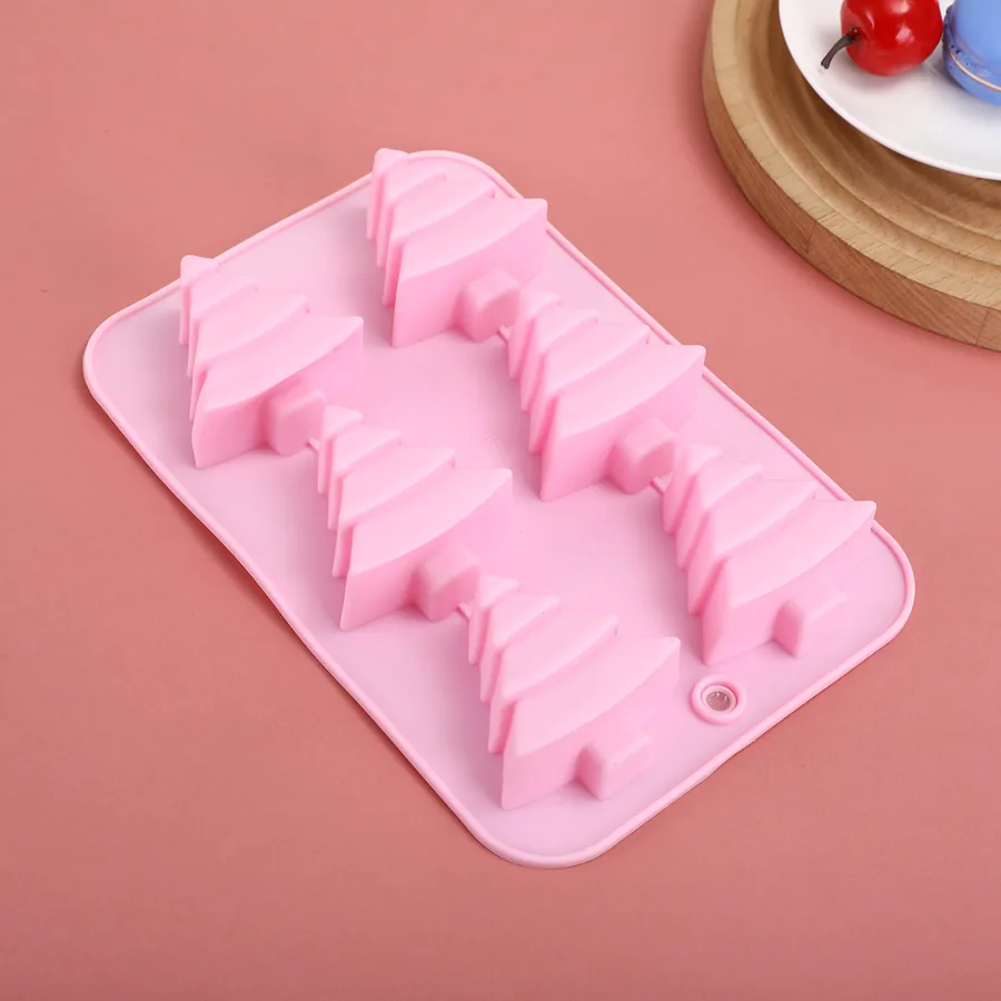 Christmas Tree 6-Cavity Silicone Mould — factory photo 3