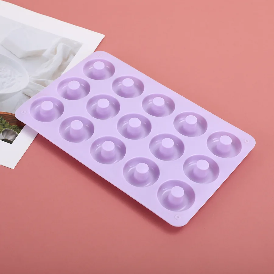 Macaron-Colour Donut Silicone Mould — factory photo 3