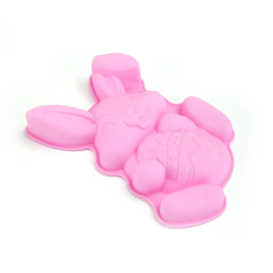 Easter Rabbit & Egg Silicone Mould — factory photo 5