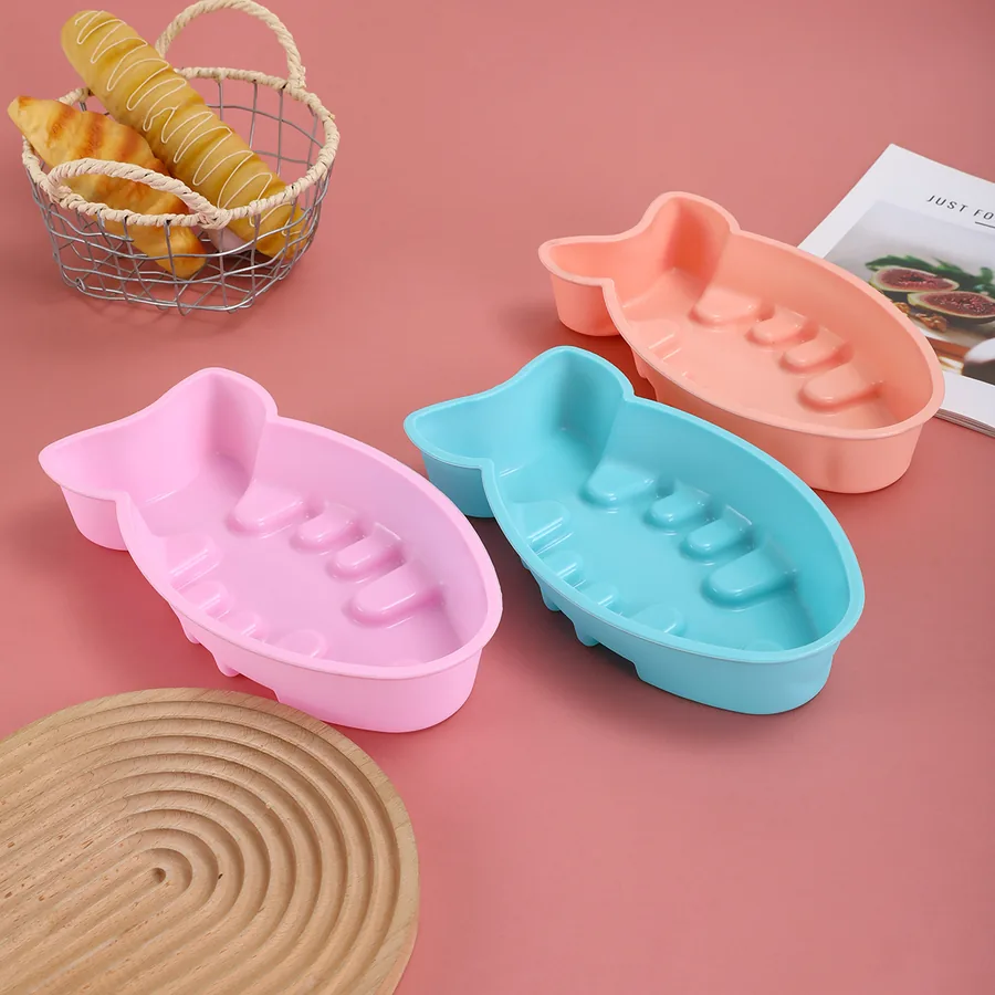 Fish-Bone Pattern Silicone Loaf Mould — factory photo 2