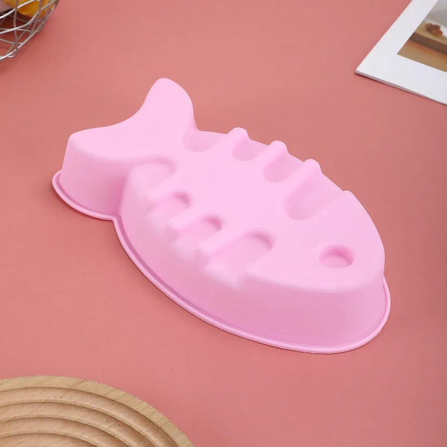 Fish-Bone Pattern Silicone Loaf Mould — factory photo 3