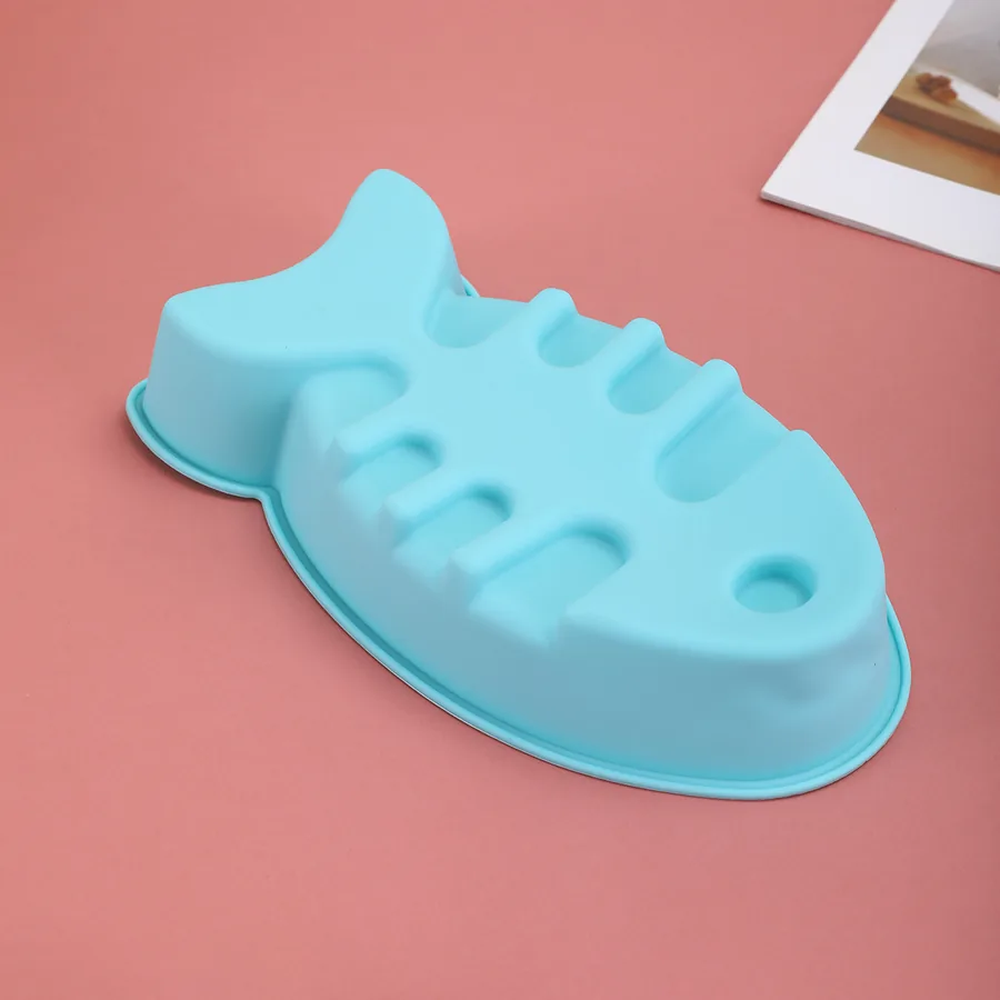 Fish-Bone Pattern Silicone Loaf Mould — factory photo 4