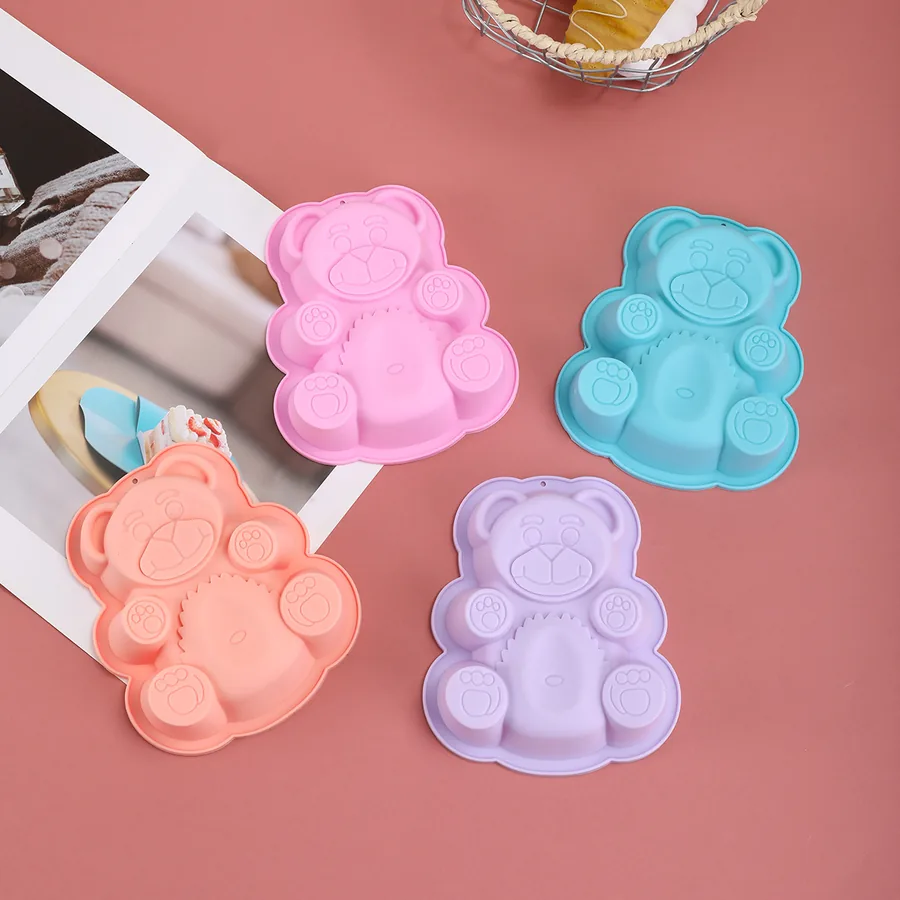Food-Grade Bear Silicone Baking Mould
