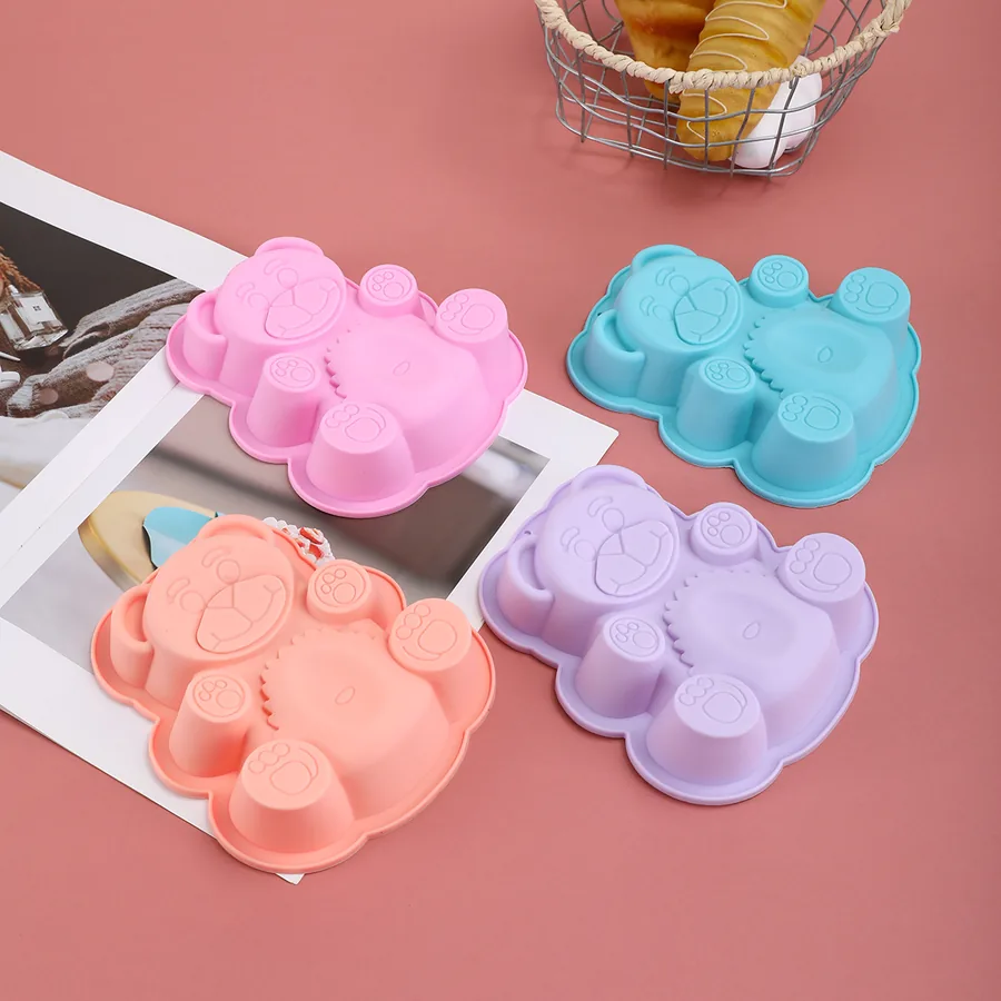Food-Grade Bear Silicone Baking Mould — factory photo 2
