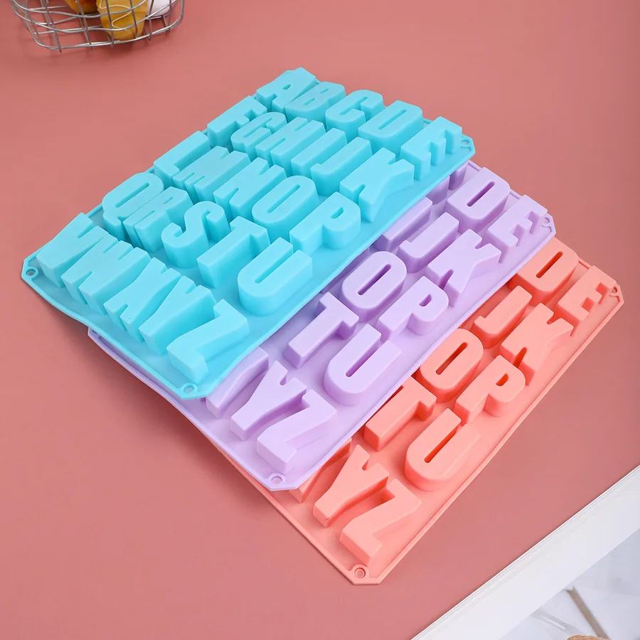 Large Alphabet Silicone Mould — factory photo 2