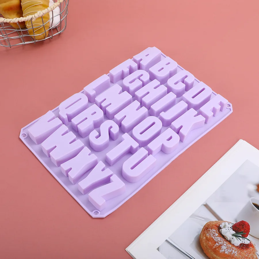 Large Alphabet Silicone Mould — factory photo 4
