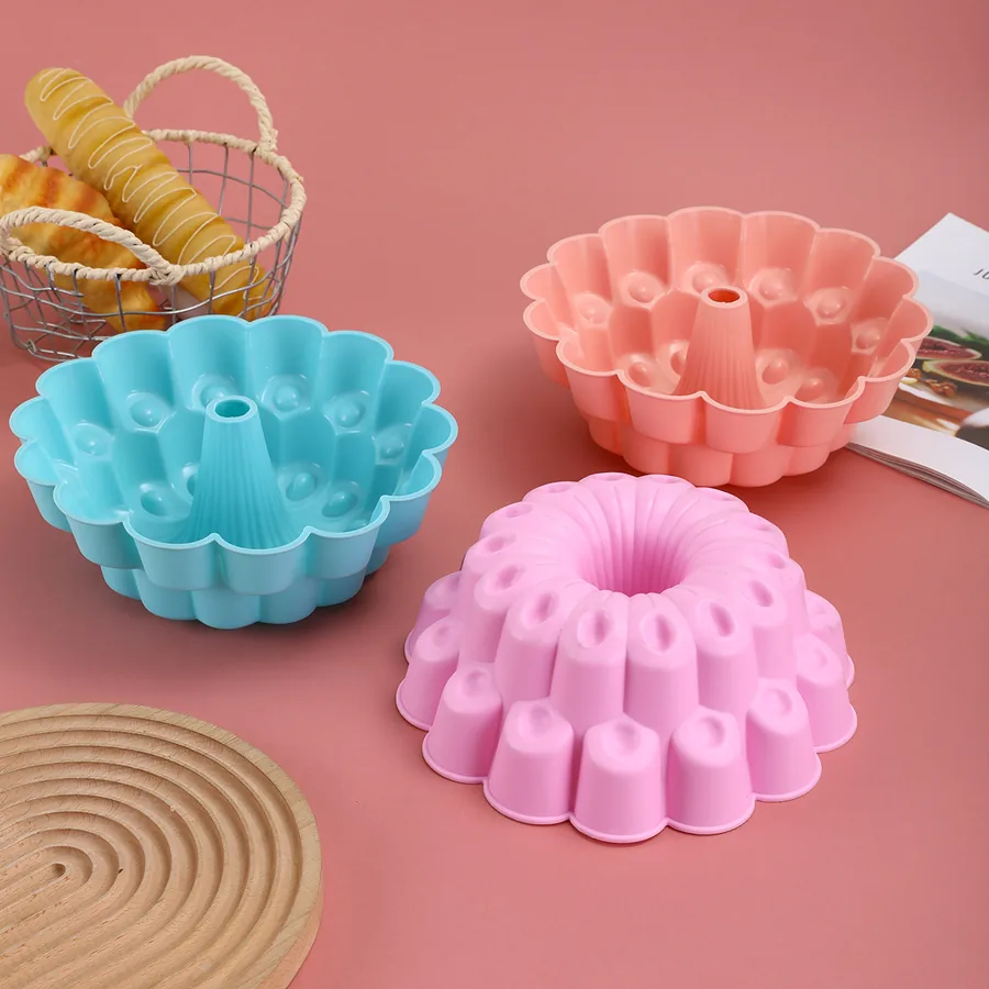 Peacock Feather Silicone Cake Mould