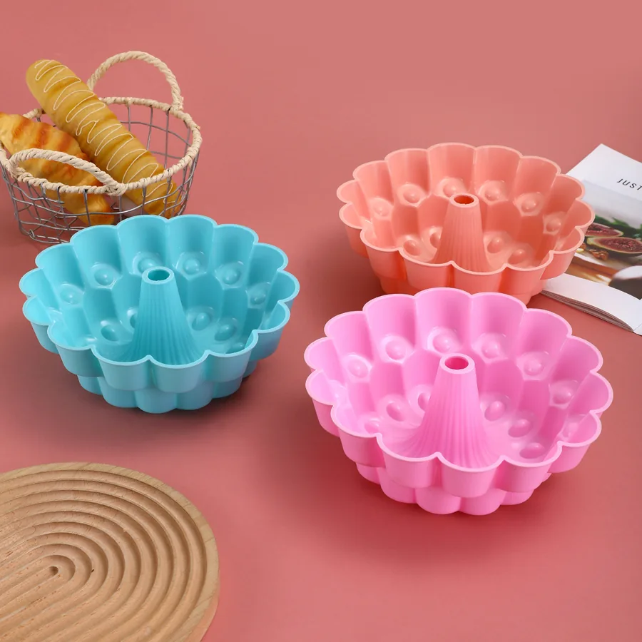 Peacock Feather Silicone Cake Mould — factory photo 2