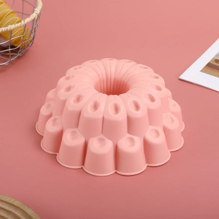 Peacock Feather Silicone Cake Mould — factory photo 3