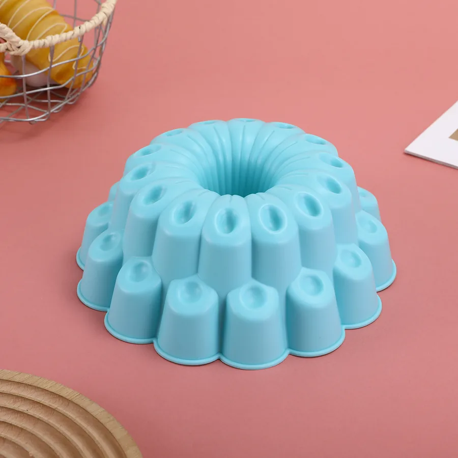 Peacock Feather Silicone Cake Mould — factory photo 4