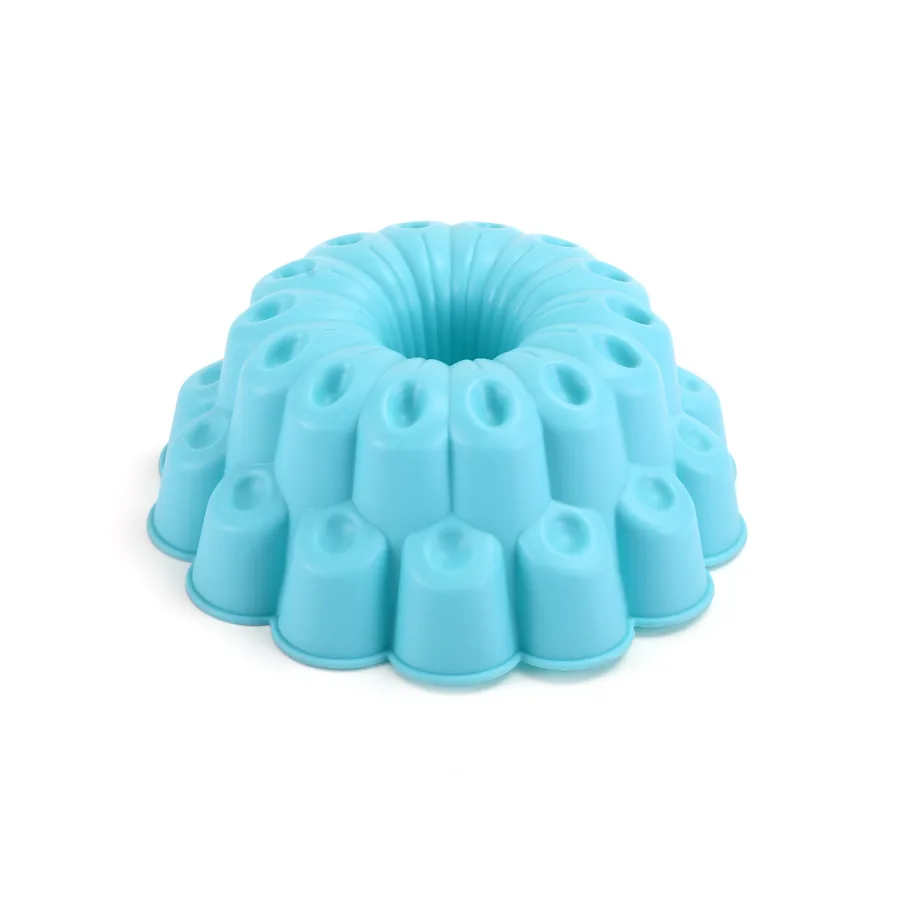 Peacock Feather Silicone Cake Mould — factory photo 5
