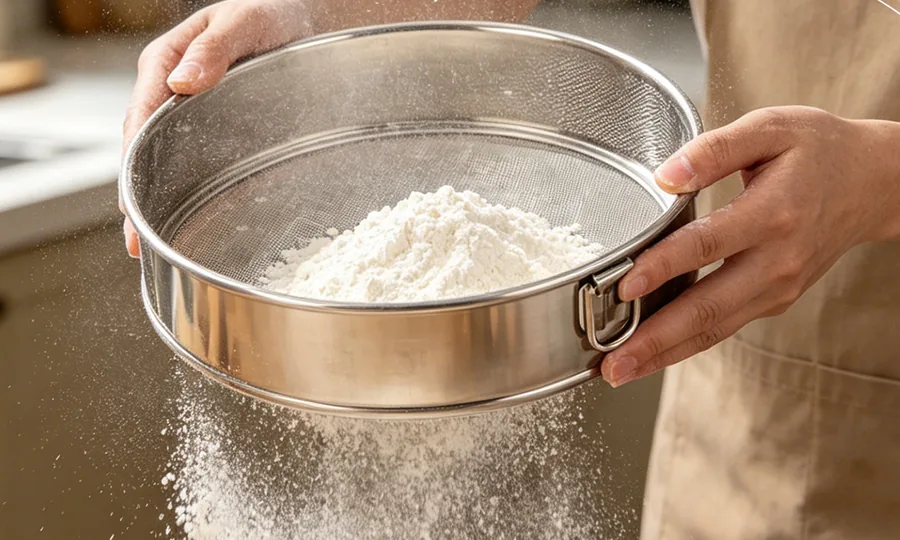 304 Stainless Steel Flour Sieve — factory photo 2