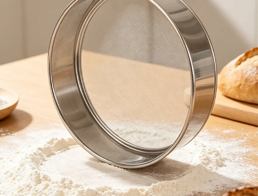 304 Stainless Steel Flour Sieve — factory photo 3