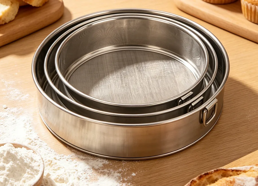 304 Stainless Steel Flour Sieve — factory photo 4