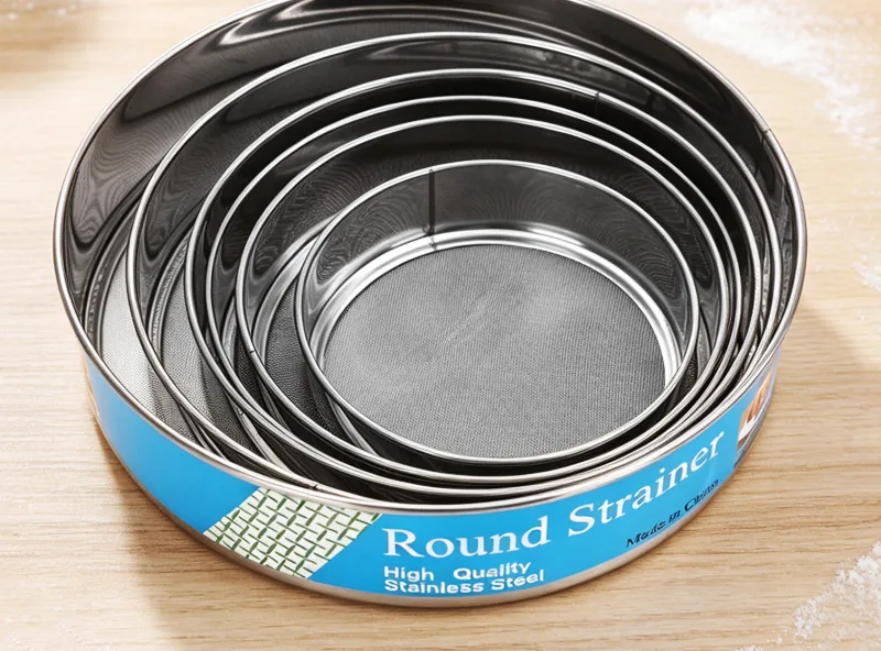 60-Mesh Stainless Steel Flour Sifter — factory photo 2