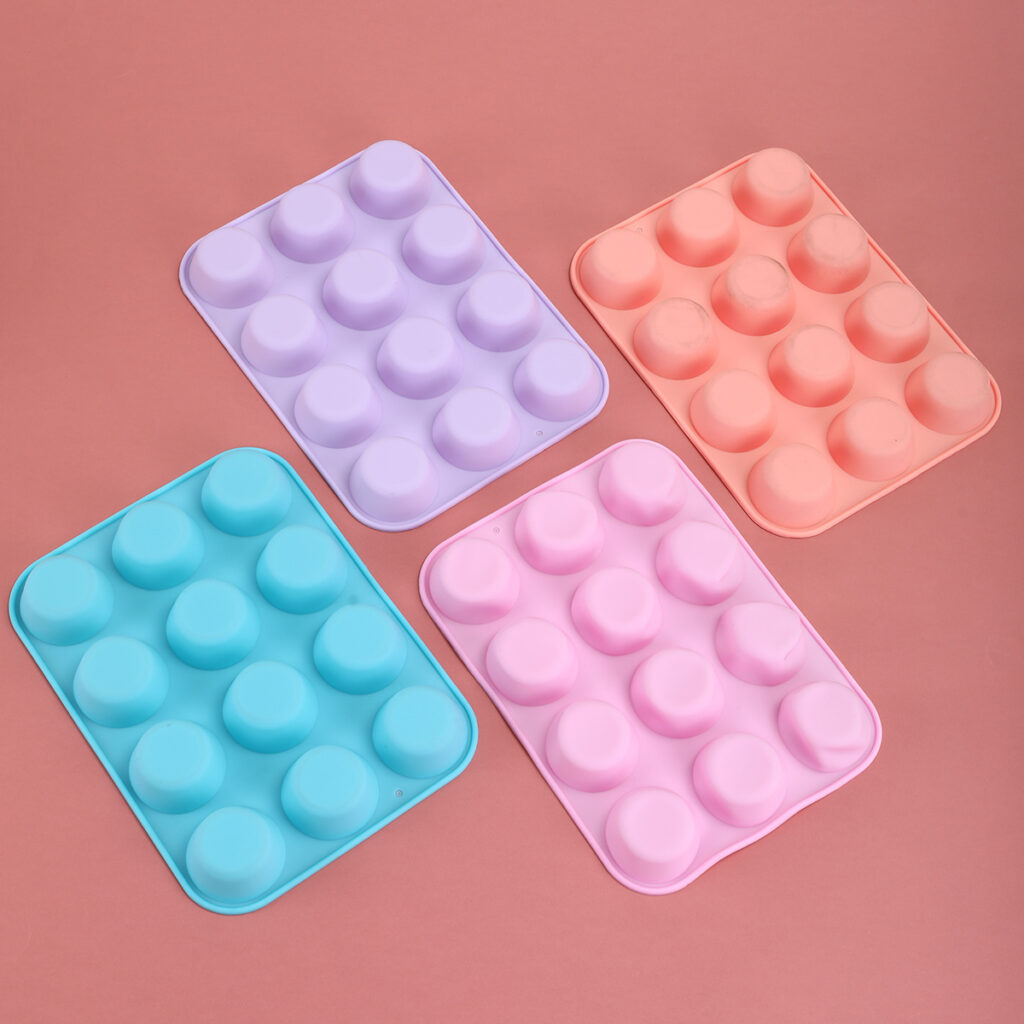 12-Cavity Round Silicone Mold — Shansen Bakeware wholesale