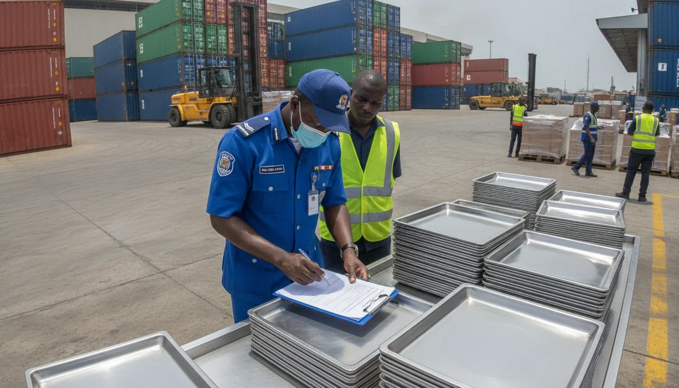 Food Grade Certificate Documentation Bakeware Import Accra